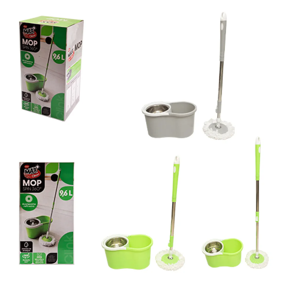 Mop Spin 360 9,6 L Plástico PP — Clink